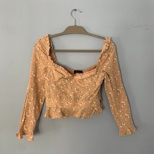 Majorelle Floral Long Sleeve Top